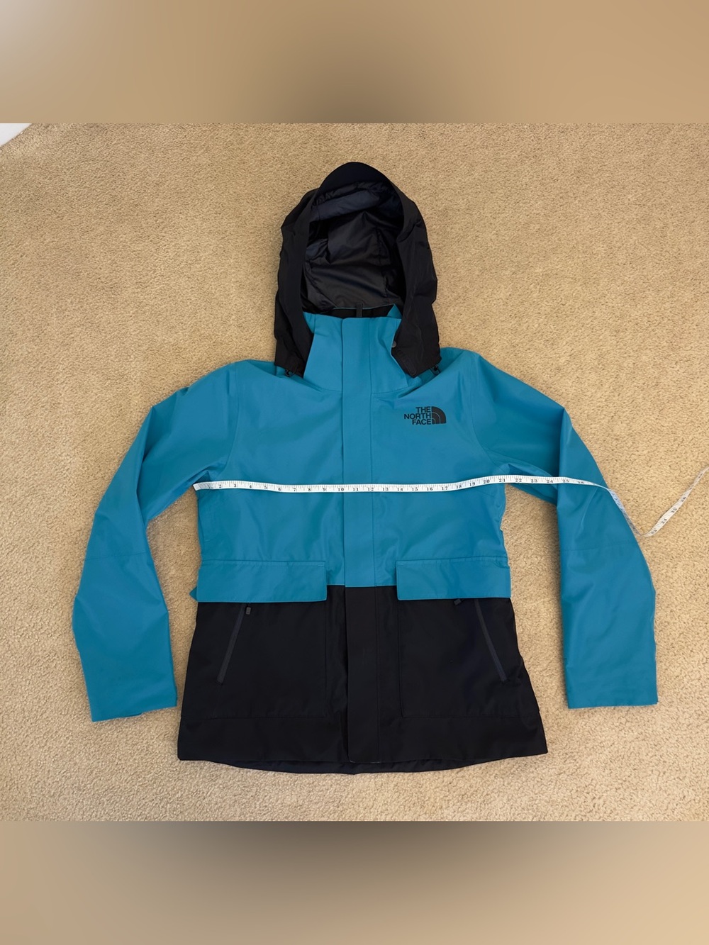 The North Face Women’s Blue Black Triclimate Jacket L Large Snowboard Ski 3 in 1